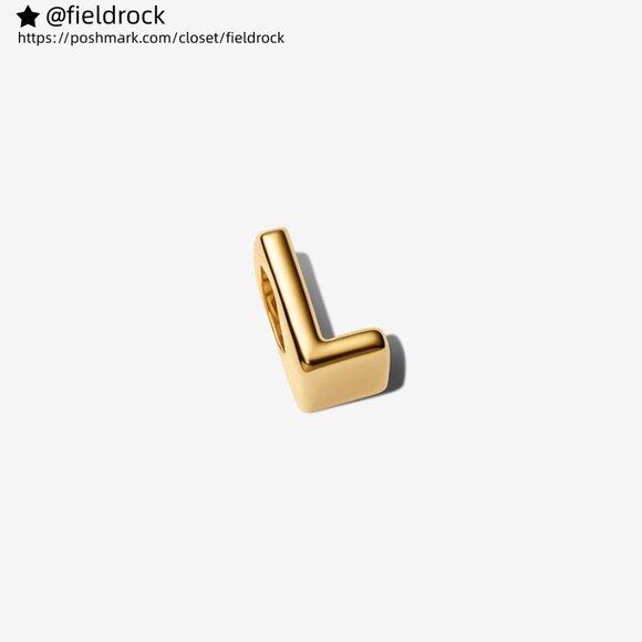 Pandora Letter L Alphabet Charm - Picture 2 of 6